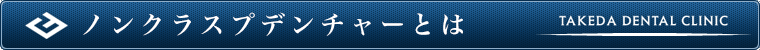 ノンクラスプデンチャーとは